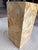 Antique Golden Stone Mosaic Pedestal With Geometric Inlay For Sale - Image 4 of 10