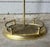 Vintage Solid Polished Brass 5-Piece Fireplace Tool Companion Set For Sale - Image 9 of 11