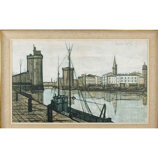 Bernard Buffet, The Port of La Rochelle, 1960s, Print For Sale