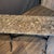 Metal Mid 20th Century French Marble Top Bistro Cafe Console Table or Writing Desk With Iron Base For Sale - Image 7 of 12