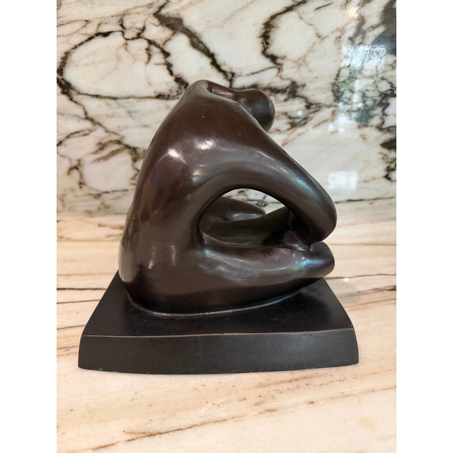Brutalist Bronze Sculpture For Sale In Miami - Image 6 of 8