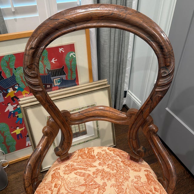 Vintage Upholstered Chair (Set of 2) For Sale - Image 10 of 10