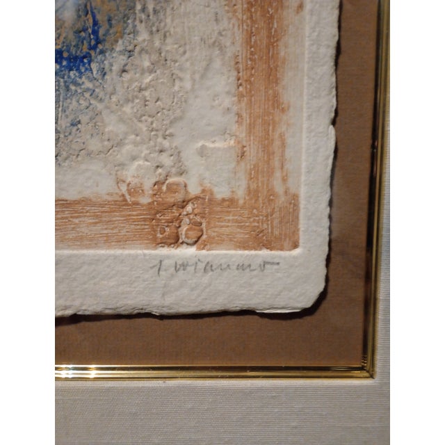 1961 Abstract Expressionism James Coignard Carborundum Artpiece For Sale - Image 10 of 12
