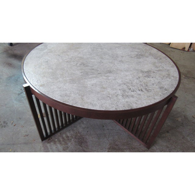 1980s Amazing Cherry Stickley Coffee Table Park Slope Rare Cocktail Table For Sale - Image 6 of 12