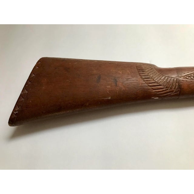 Early 20th Century Hand Carved Wooden Suriname Comb Made by Friimen (Maroon) People For Sale - Image 4 of 9