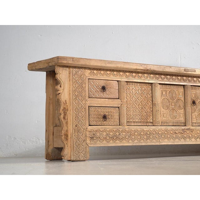 Antique Hand Carved TV Cabinet, 1900 For Sale - Image 3 of 18