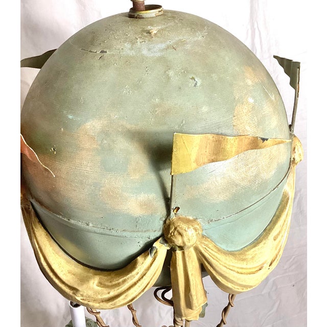 Antique 1930's French Hot-Air Balloon Chandelier For Sale - Image 10 of 11