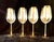 Metal 1990s Copper-Stemmed Wine Glasses - Set of 4 For Sale - Image 7 of 11