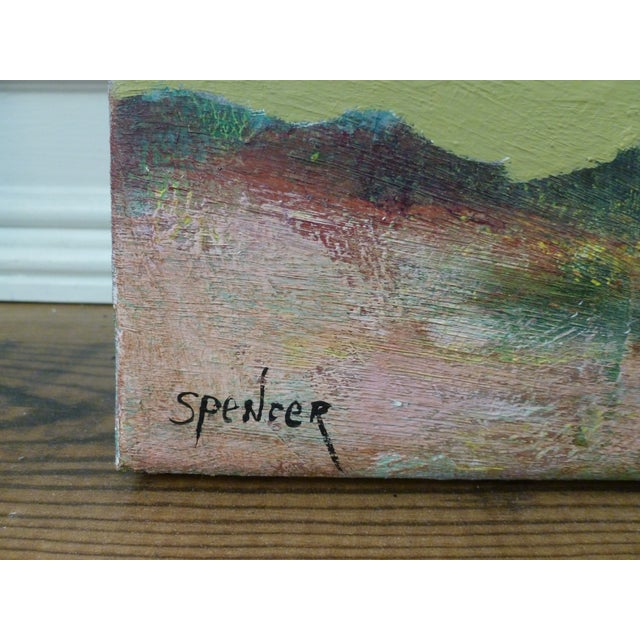 "Caterpillar Dream" Expressionistic Oil and Acrylic Painting by Scott A. Spencer For Sale In Los Angeles - Image 6 of 6