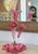 Antique Cranberry Art Glass Epergne For Sale - Image 12 of 12