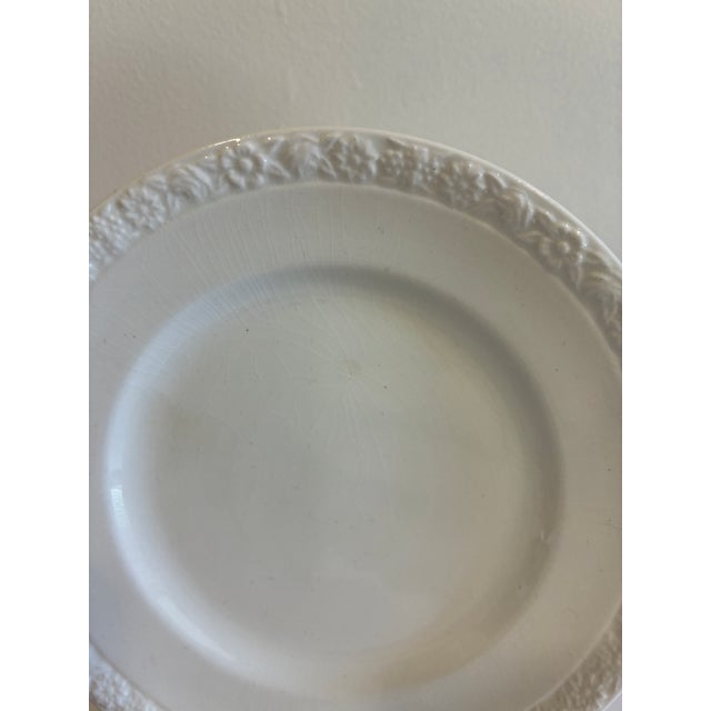Wedgwood Vintage Wedgwood Embossed Bread Plates, Set of 7 For Sale - Image 4 of 11
