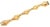 Oval 18k Yellow Gold Jade Link Bracelet For Sale - Image 4 of 6