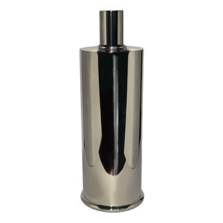 Rl 02 Maxi Candleholder in Silver-Plated Polished Brass by Caspal For Sale