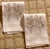 French Pair Fine Linen Embroidered Hand Towels For Sale - Image 3 of 3