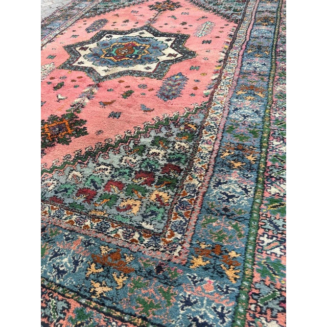 Vintage Moroccan Rustic Rabat Rug, 1960s For Sale - Image 14 of 18