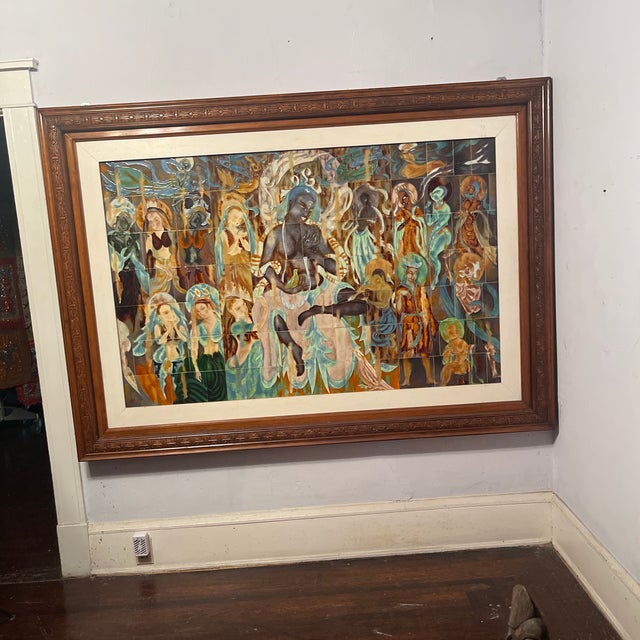 I purchased from artist Yang Yang b. 1953, who purchased it directly from the artist, about 40 years ago, Dunhuang mogao...