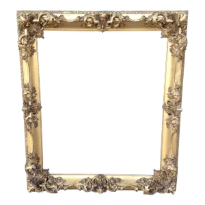 Mid 19th Century Carved Gilt Frame