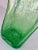 2009 Blenko Antique Green Paper Bag Blown Art Crackle Glass Vase Mid-Century Modern Style For Sale In San Antonio - Image 6 of 12