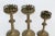 1910s Antique French Brass Altar Candlesticks - Set of 3 For Sale - Image 5 of 11