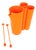 Vintage French Juice Service by Jean-Pierre Vitrac for Déposé France, 1970s, Set of 9 For Sale