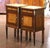 Late 19th Century Pair of 19th Century French Louis XVI Mahogany Marble-Top Nightstands For Sale - Image 5 of 9