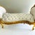 Textile Marquis French Tufted Bench White Velvet For Sale - Image 7 of 9