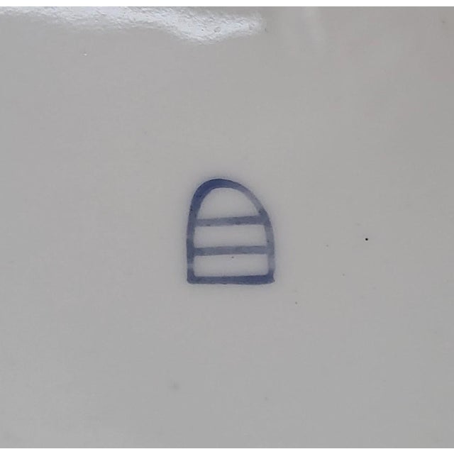 19th C Austrian Royal Vienna Hand Painted Porcelain Portrait Plate For Sale - Image 9 of 11