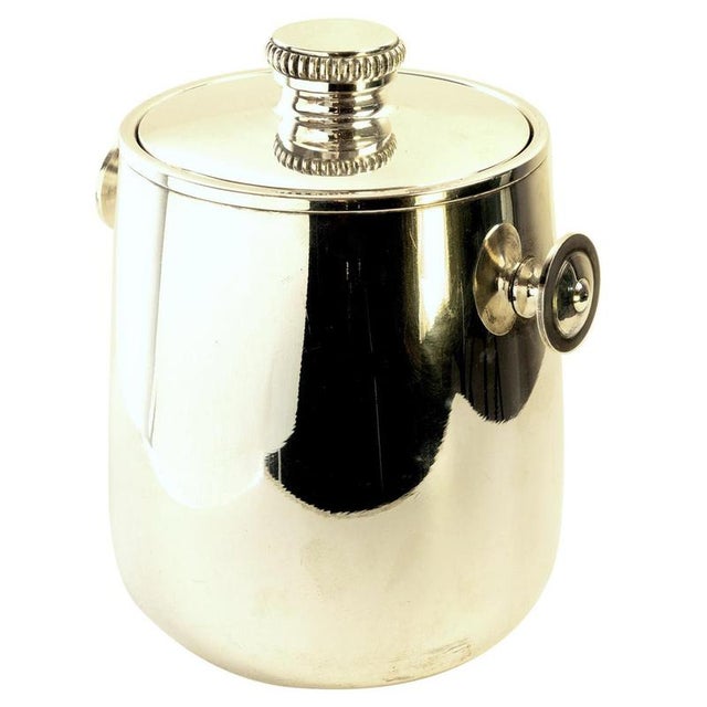 Mid-Century Modern Ice Bucket with Silver Gilt attributed to Macabo, Italy, 1950s For Sale - Image 10 of 10