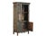 Indian Vintage Indian Painted Teakwood Bookcase/Armoire For Sale - Image 3 of 4