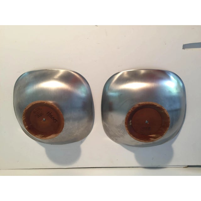 1960s Mid-Century Stainless Steel Bowls - A Pair For Sale - Image 5 of 9
