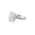 14k White Gold Igi CTW Oval Cut Lab Grown Diamond Accented Engagement Ring, Size 5.25 For Sale - Image 4 of 8