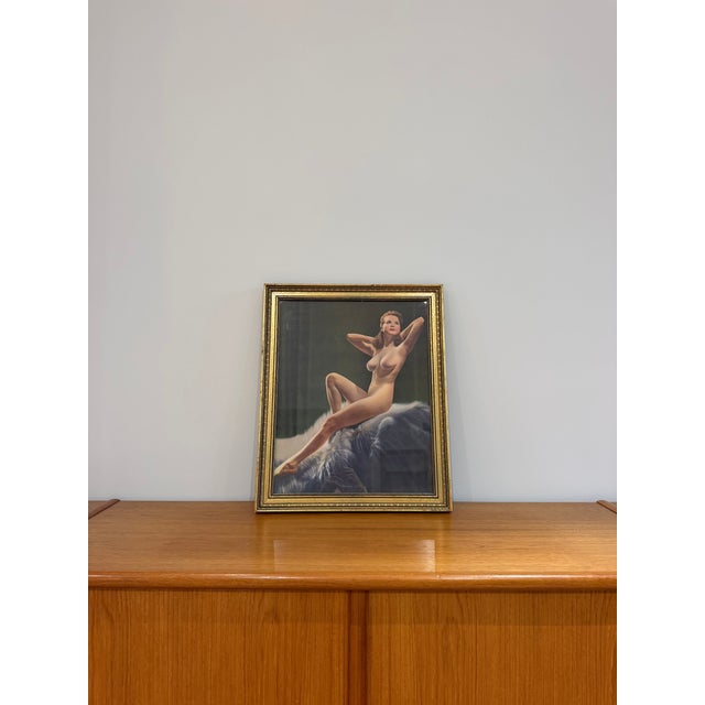 A beautifully preserved vintage framed reproduction of Earl Moran's iconic glamour illustration "Dream Girl." Known for...