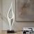 Modern Fluid Drop White Stone Sculpture For Sale - Image 3 of 8