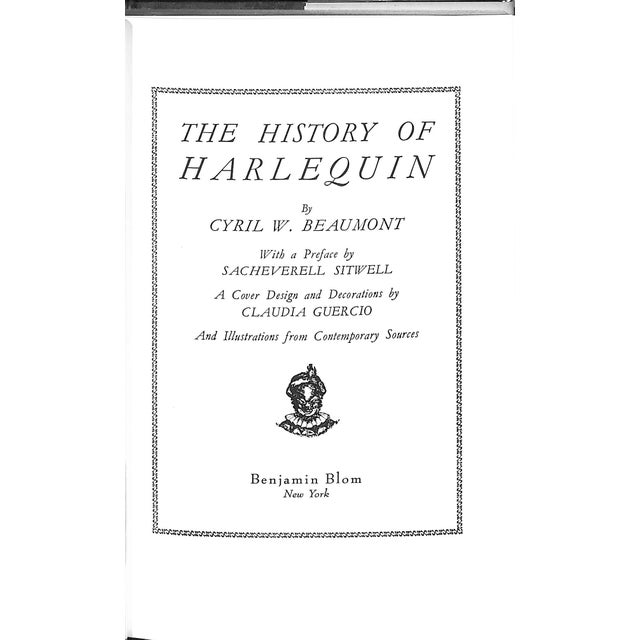 BEAUMONT, Cyril [156] pp. Benjamin Blom 1967 A cover design and decorations by Claudia Guercio 9 1/4" x 6 1/4" In 1922 the...