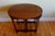 Tall Mahogany Oval Nesting Tables, England, 1900s, Set of 3 For Sale - Image 6 of 14