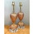Vintage Murano Glass Lamps With Lucite Bases - Pair For Sale In West Palm - Image 6 of 12