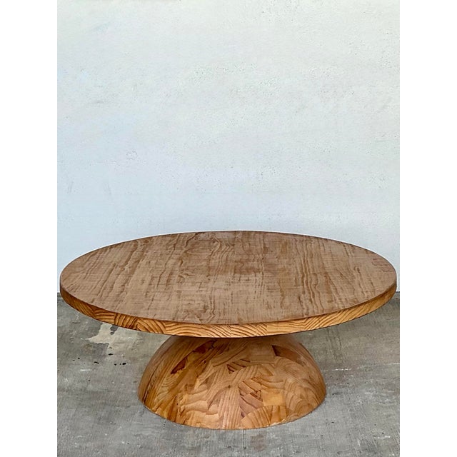 Vintage Puzzle Wood Coffee Table For Sale - Image 10 of 12