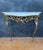 Neoclassical Gilt Bronze and Marble Console Table with Eagle, 1940s For Sale - Image 3 of 11