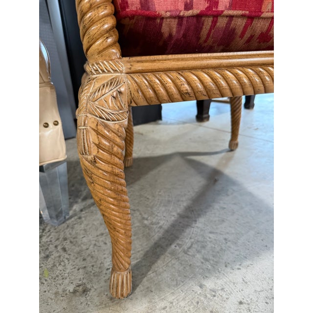 1970s 1970s Double-Caned Wingback Chair For Sale - Image 5 of 9