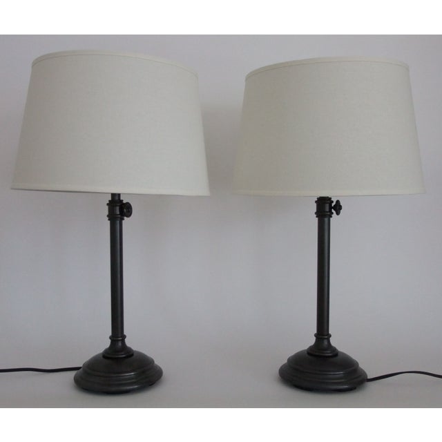 Pottery Barn Chelsea Table Lamps - A Pair | Chairish