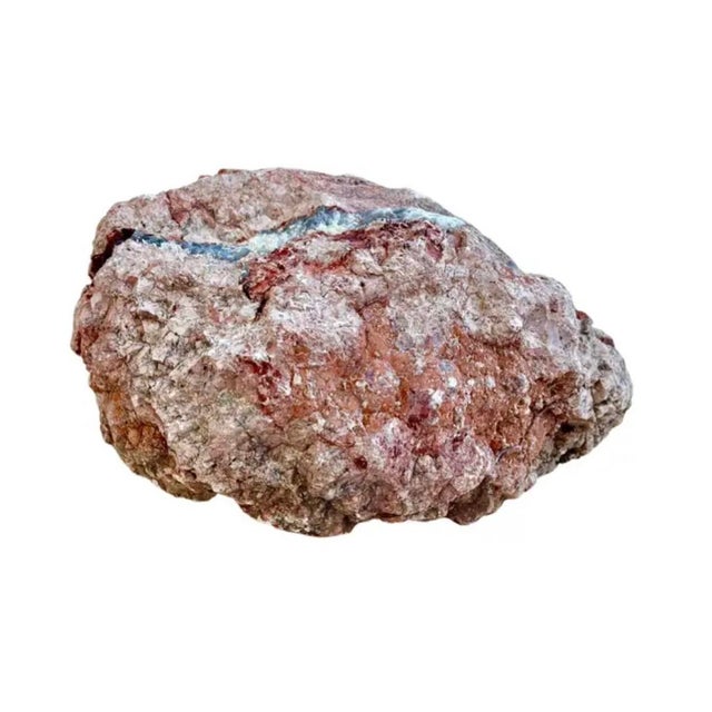 Natural Quartz Geode Mineral Specimen in Iron-Stained Matrix For Sale - Image 9 of 12