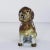 Vintage Chinese Cloisonne Dog Sitting Brass Enamel Figurine It is about 3.25" tall. Good condition. See pictures as they...