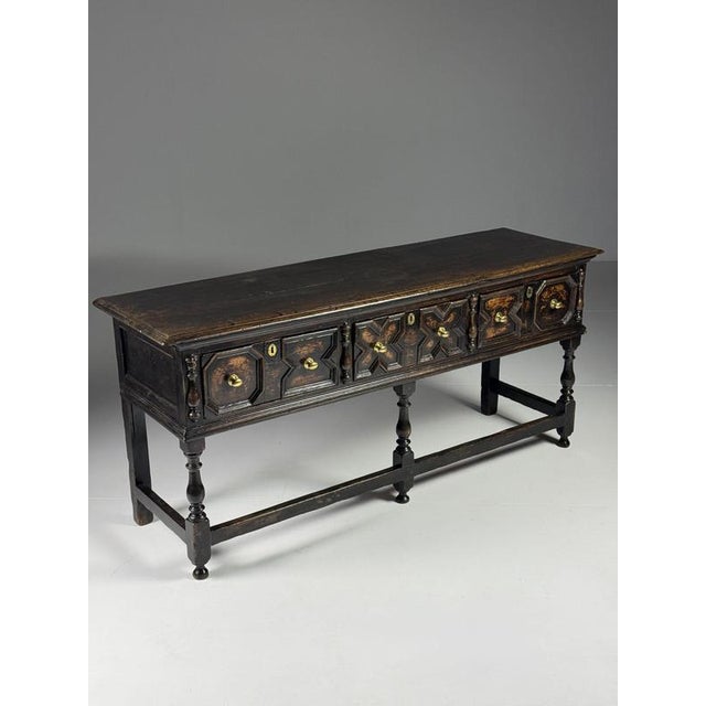 English William & Mary Dresser, 17th Century For Sale - Image 16 of 18