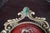 Rococo Vintage Jerusalem Red Enamel Trinket Box With Ornate Gilt Filigree Frame | Holy Land Souvenir Jewelry Box For Sale - Image 3 of 7