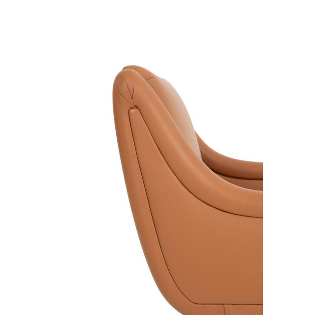 Animal Skin 1960s Roger Sprunger for Dunbar Desk Chair For Sale - Image 7 of 12