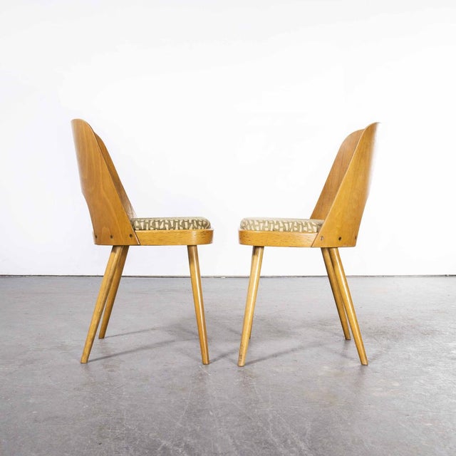 Upholstered Dining Chairs by Oswald Haerdtl, 1960s, Set of 2 For Sale - Image 6 of 11