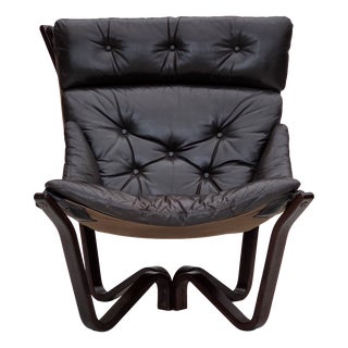 Norwegian Viking Lounge Chair by Jim Myrstad, 1970s For Sale