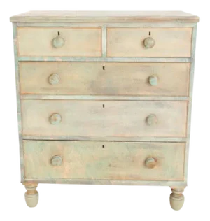 Victorian Painted Chest of Drawers, 1860s