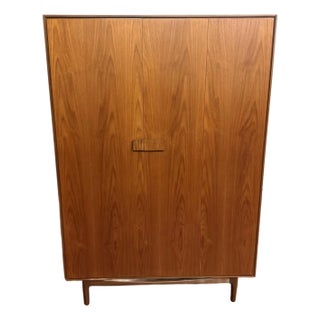 G-Plan Ib Kofod Larsen Teak & Rosewood Wardrobe Armoire For Sale