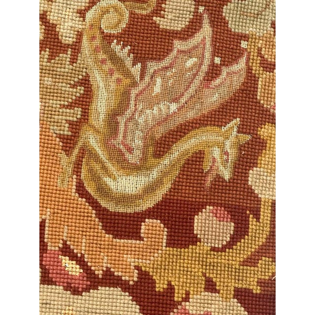 French Needlepoint Panel Tapestry, 1890s For Sale - Image 10 of 18